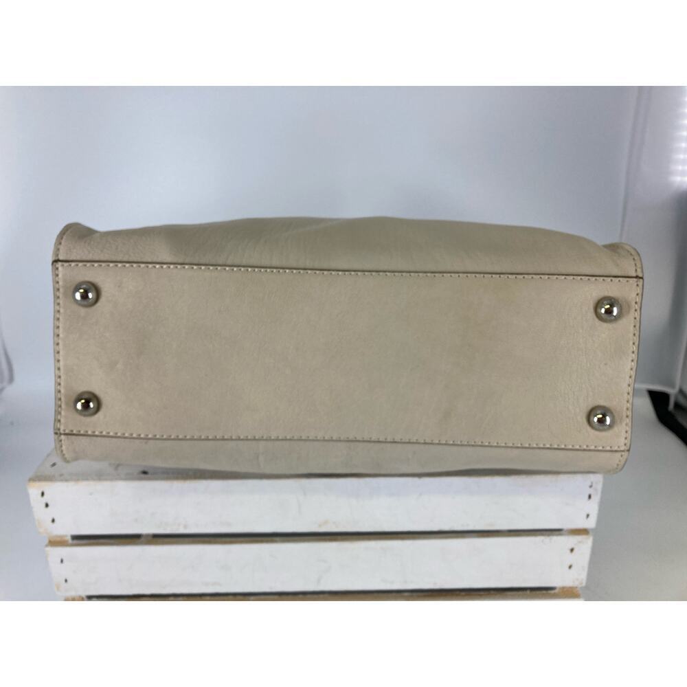 MICHAEL KORS HAMILTON LARGE IVORY LEATHER SHOULDER BAG - Picture 9 of 16